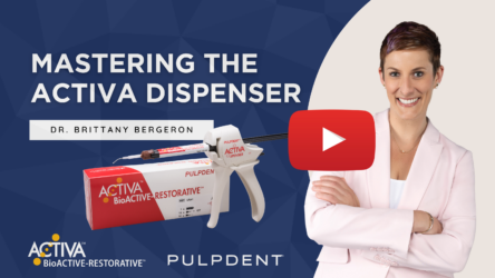 Beherrschung des Activa Dispensers mit Dr. Bergeron